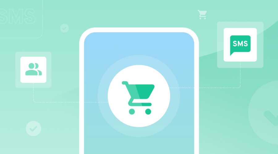 image of phone displaying a cart icon