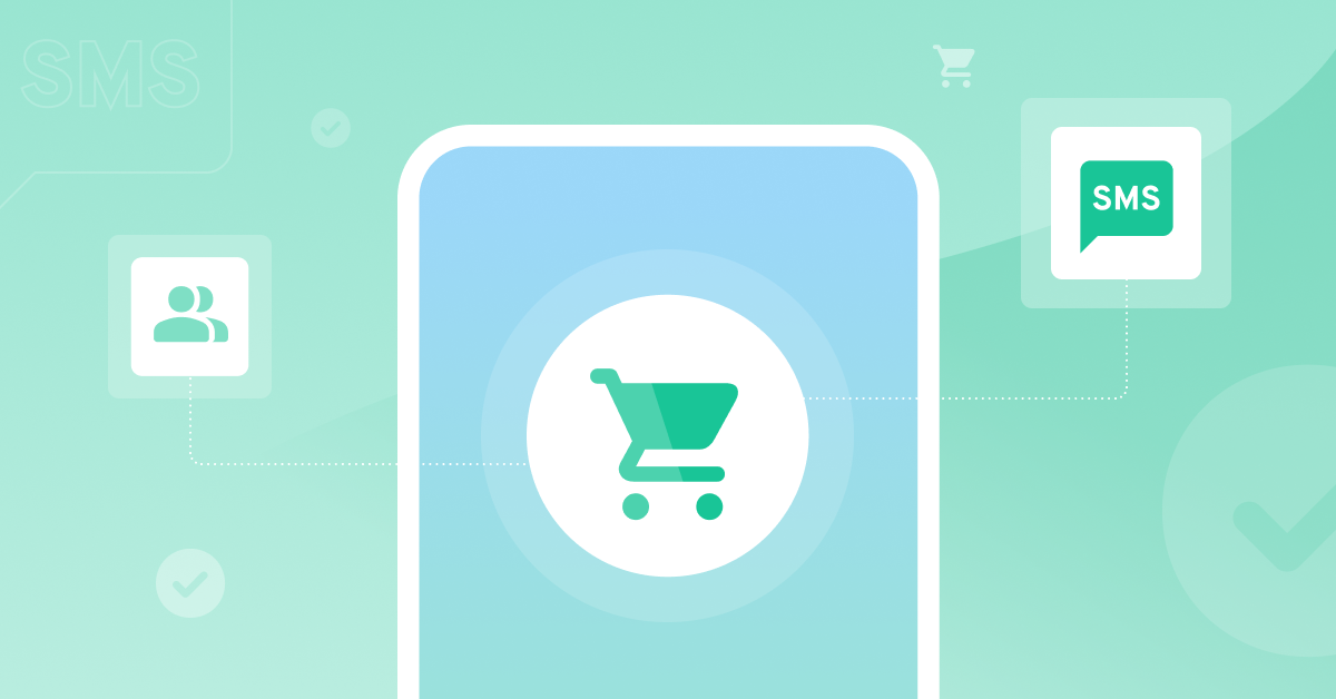 image of phone displaying a cart icon