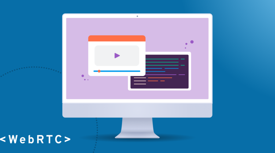 A computer screen showing windows with in-app video and lines of code