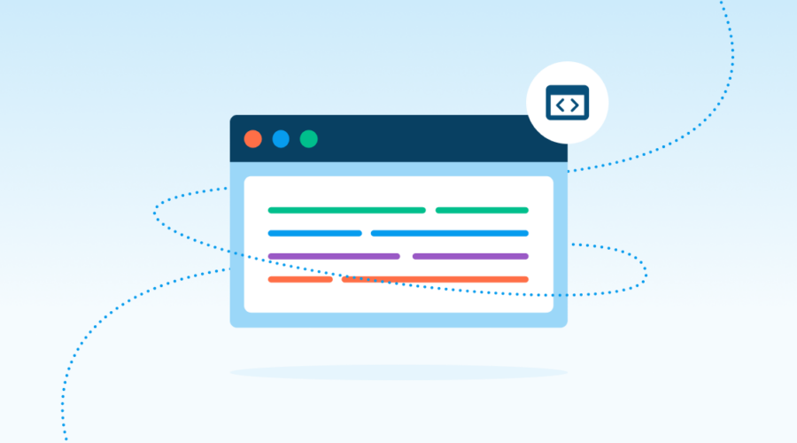 Browser tab with lines as if lines of code to represent correlation IDs